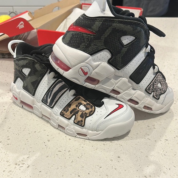 Nike Air More Uptempo Animal Pack Sneakers - Picture 3 of 4